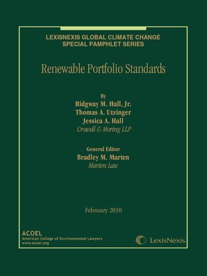cover image of Renewable Portfolio Standards